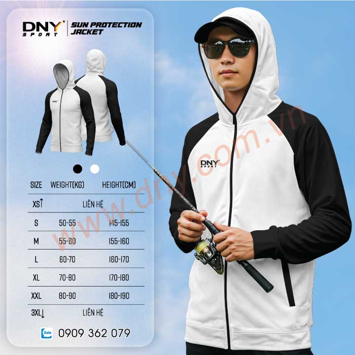 MẪU ÁO CHỐNG NẮNG MAY THEO YÊU CẦU | DNY-ACN2507110013
