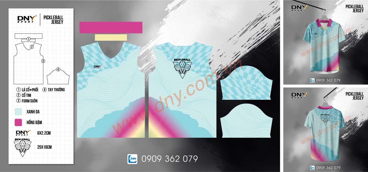 Áo Pickleball DNY Sport – Bắt trend thể thao quốc tế