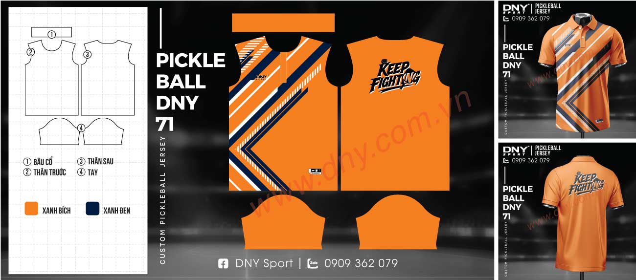 Áo pickleball unisex phù hợp thi đấu và tập luyện Áo pickleball thể thao nam nữ thiết kế năng động