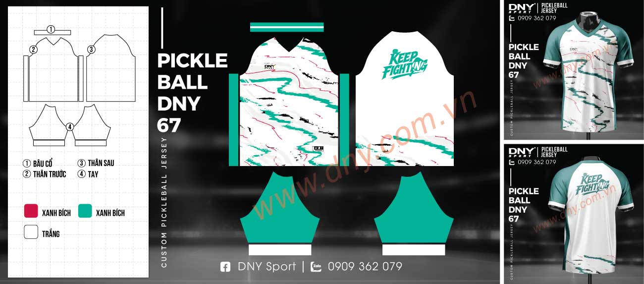 áo pickleball xanh lá áo pickleball xanh lá