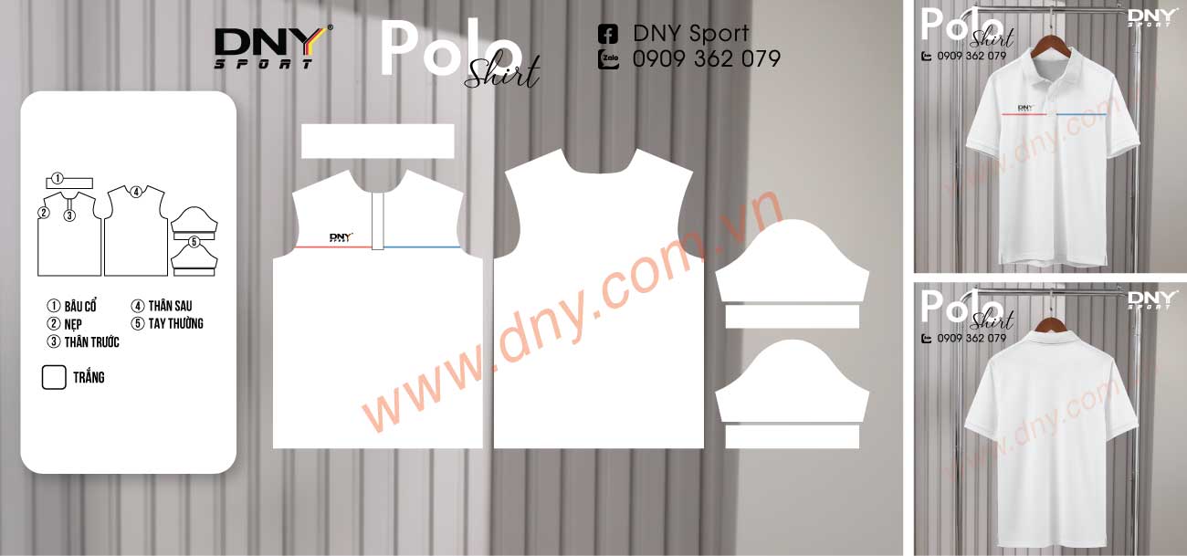 Áo polo công sở tinh tế Áo polo thun công sở