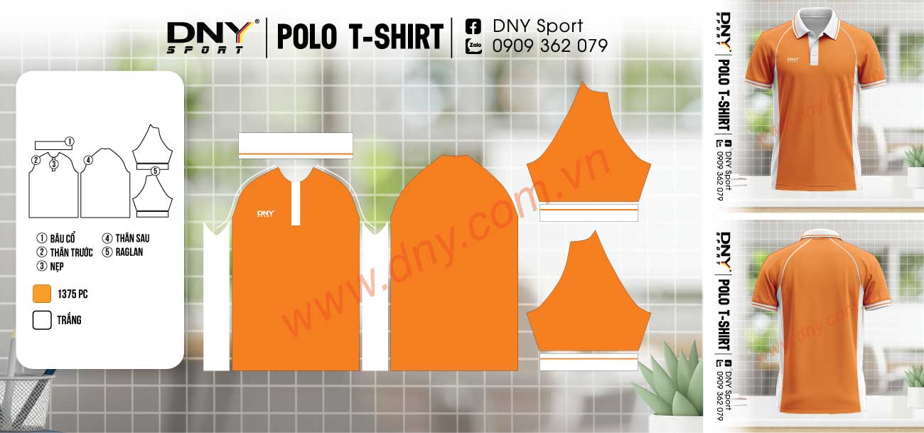 Trang phục polo công sở thanh lịch