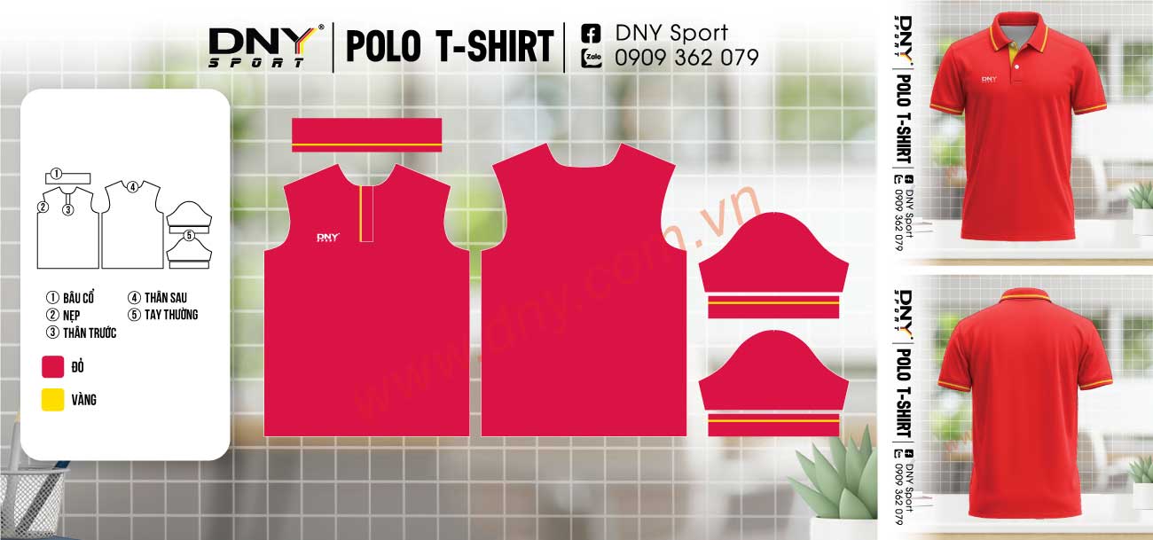 áo polo phối màu đẹp