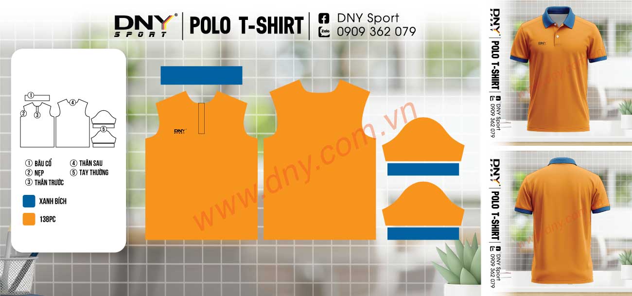 áo polo thể thao tôn dáng