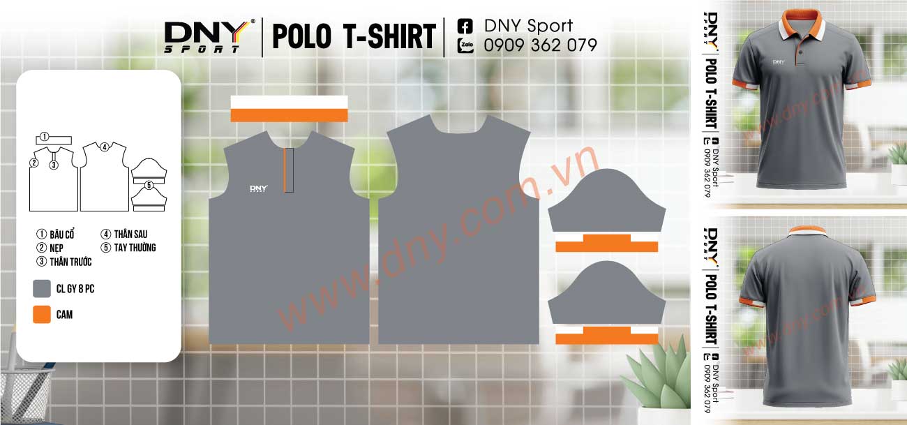 áo polo thiết kế theo yêu cầu