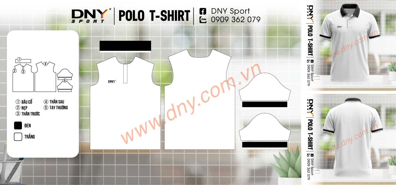áo polo in logo thiết kế