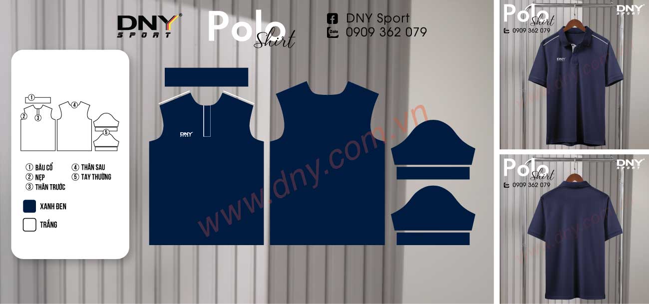 Áo polo văn phòng thanh lịch Áo polo công sở hiện đại