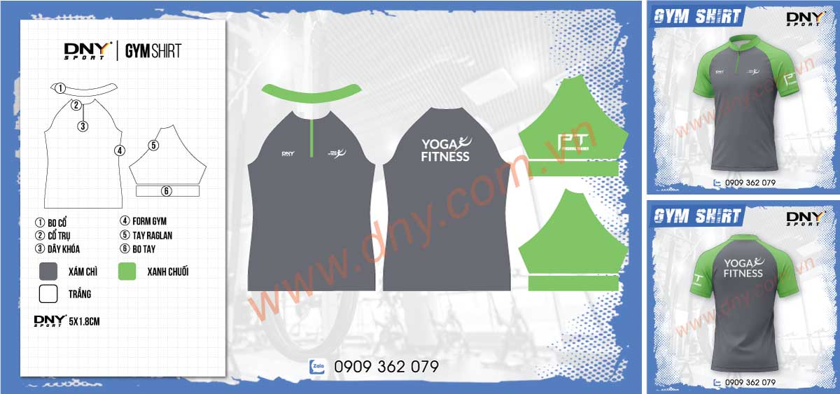 áo tập gym custom