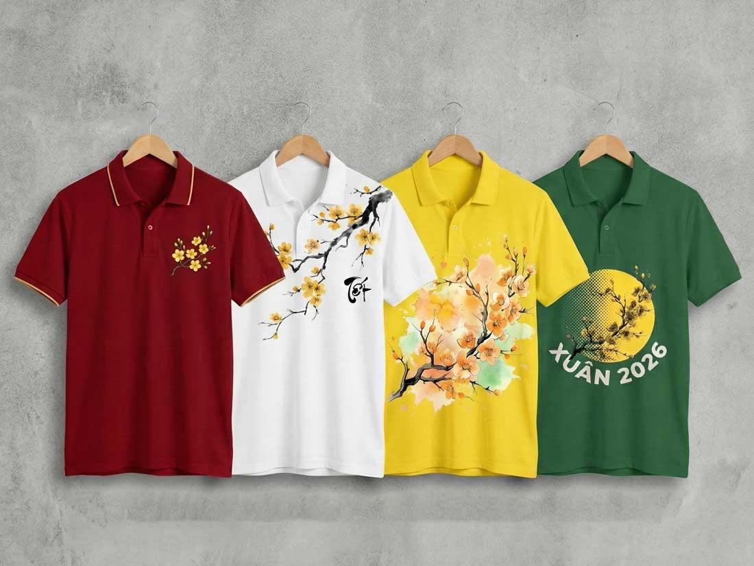 Không chỉ để mặc trong dịp Tết, áo Tết đồng phục còn giúp xây dựng hình ảnh chuyên nghiệp và tạo dấu ấn riêng cho tập thể, doanh nghiệp. Không chỉ để mặc trong dịp Tết, áo Tết đồng phục còn giúp xây dựng hình ảnh chuyên nghiệp và tạo dấu ấn riêng cho tập thể, doanh nghiệp.