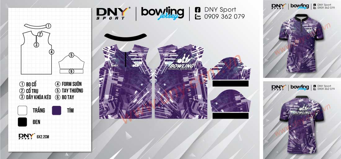 áo thi đấu bowling