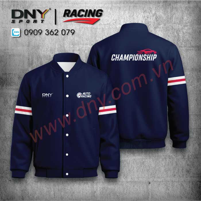 áo varsity bomber đua xe