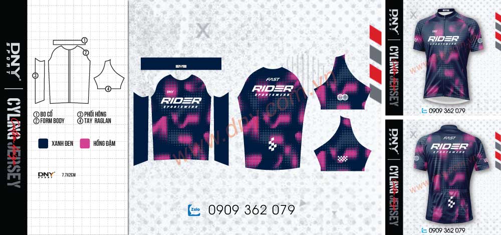 Áo xe đạp DNY Sport – Gọn nhẹ, bền bỉ cho những cung đường dài