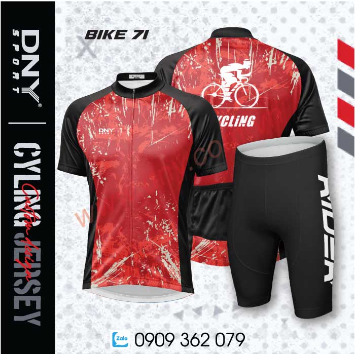 MẪU ÁO XE ĐẠP THIẾT KẾ THEO YÊU CẦU |DNY BIKE - 2512110071