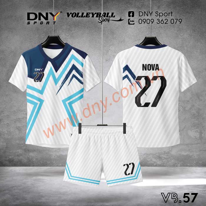 MẪU ÁO BÓNG CHUYỀN THIẾT KẾ THEO YÊU CẦU | DNY-VB2607230057