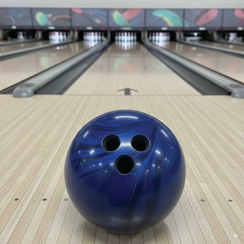 Bóng bowling có nhiều trọng lượng từ 6 đến 16 pound.