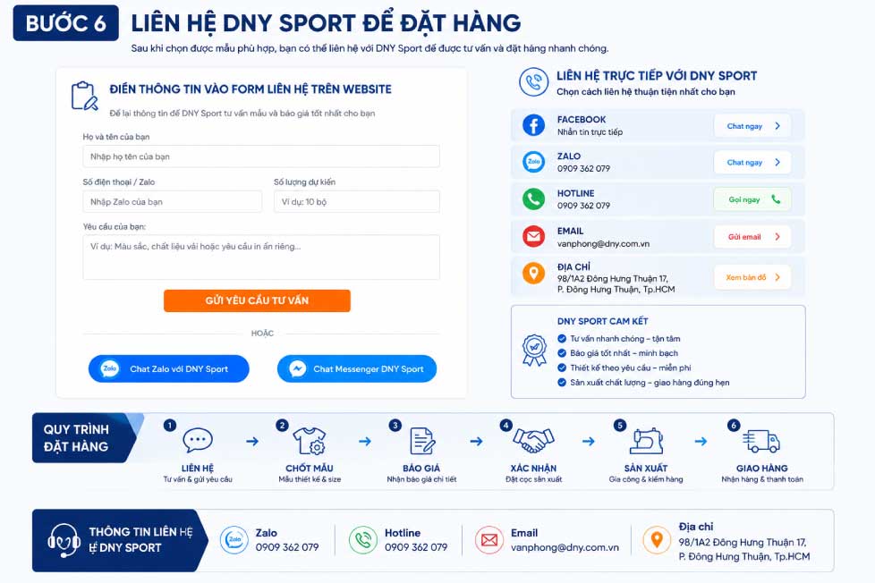 Liên Hệ Dny Sport Để Đặt Hàng Liên Hệ Dny Sport Để Đặt Hàng