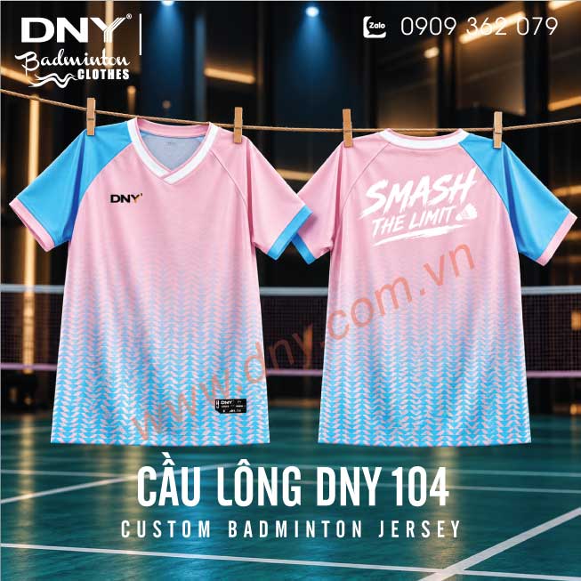 MẪU ÁO CẦU LÔNG THIẾT KẾ THEO YÊU CẦU | DNY-CL2610020104