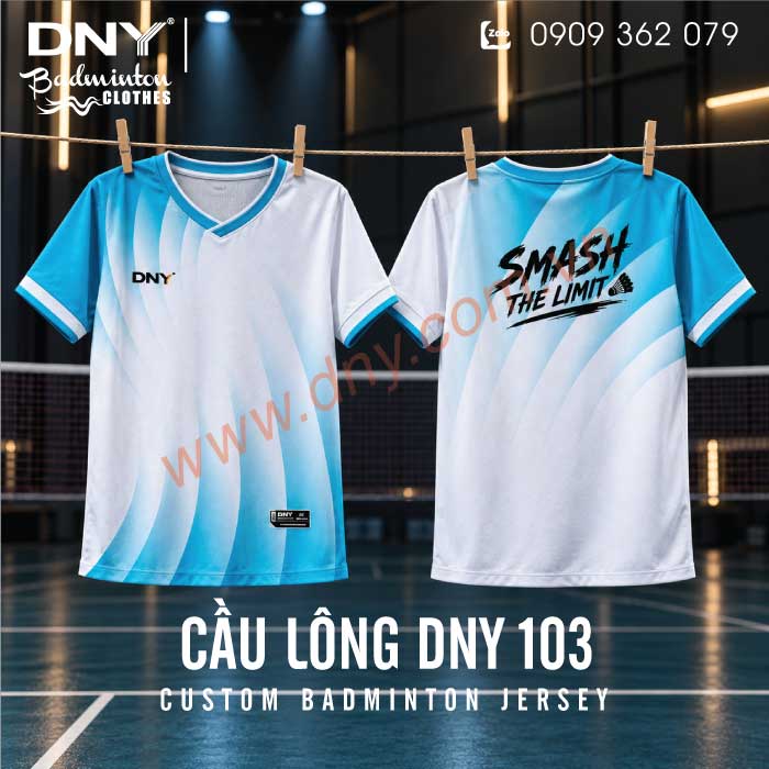 MẪU ÁO CẦU LÔNG THIẾT KẾ THEO YÊU CẦU | DNY- CL2610020103