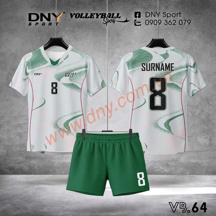 MẪU ÁO BÓNG CHUYỀN THIẾT KẾ THEO YÊU CẦU | DNY-VB2609230064