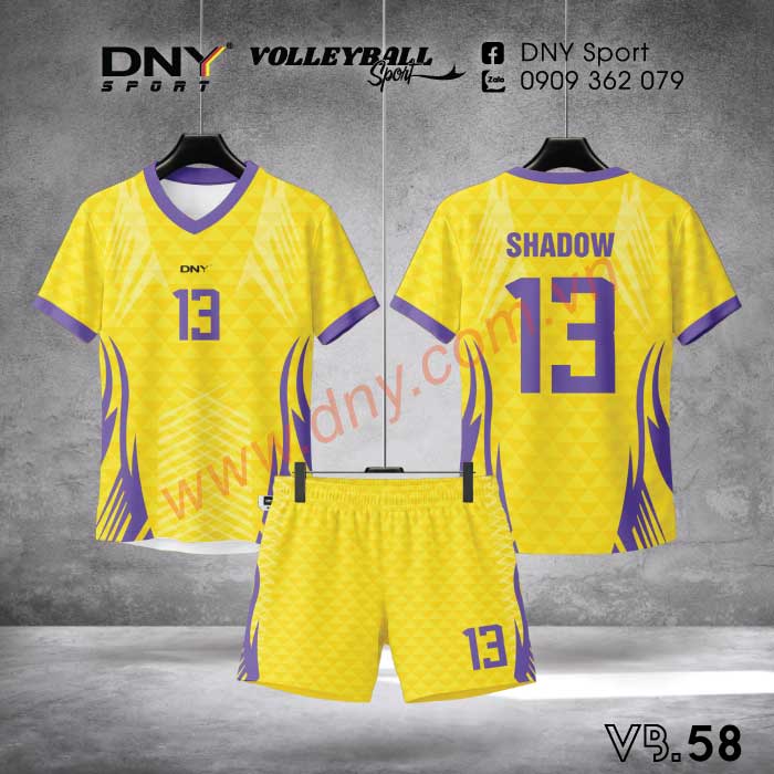 MẪU ÁO BÓNG CHUYỀN THIẾT KẾ THEO YÊU CẦU | DNY-VB2607230058