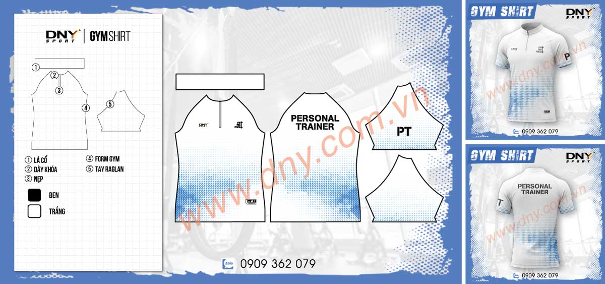 Áo đồng phục huấn luyện viên gym