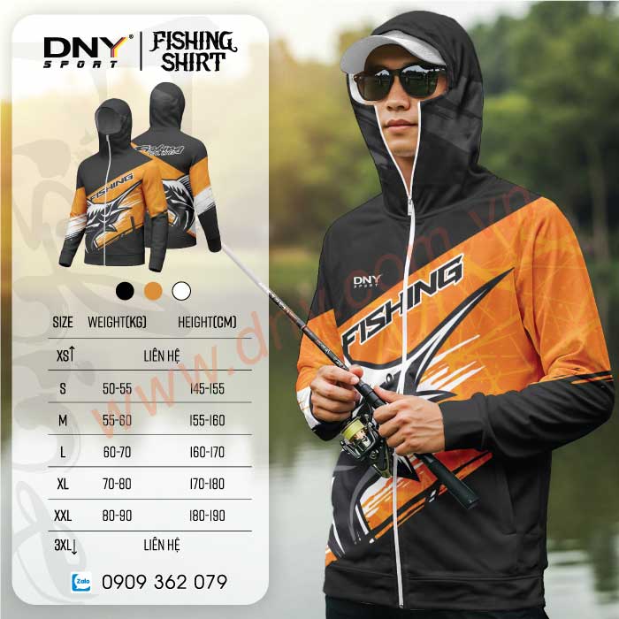 MẪU ÁO CÂU CÁ THIẾT KẾ THEO YÊU CẦU | DNY-FS2508020015
