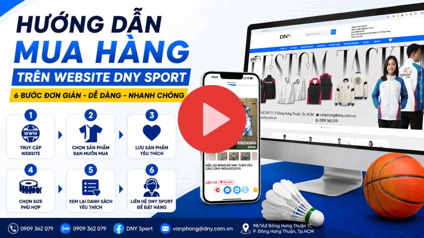 Video hướng dẫn mua hàng tại DNY Sport