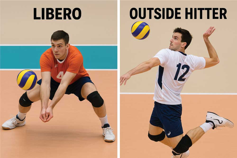 Khác với các vị trí khác, libero không được đập bóng, chắn bóng hay lên lưới.