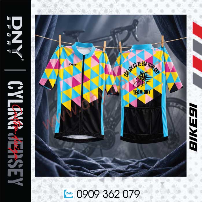 MẪU ÁO XE ĐẠP THIẾT KẾ THEO YÊU CẦU |DNY BIKE-2610130091