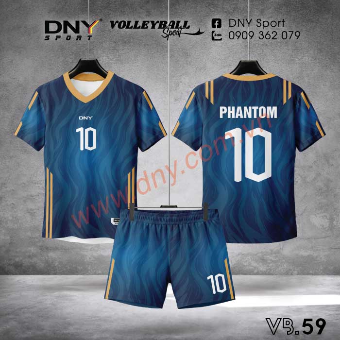 MẪU ÁO BÓNG CHUYỀN THIẾT KẾ THEO YÊU CẦU | DNY-VB2607230059