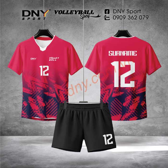 MẪU ÁO BÓNG CHUYỀN THIẾT KẾ THEO YÊU CẦU | DNY-VB2505300035