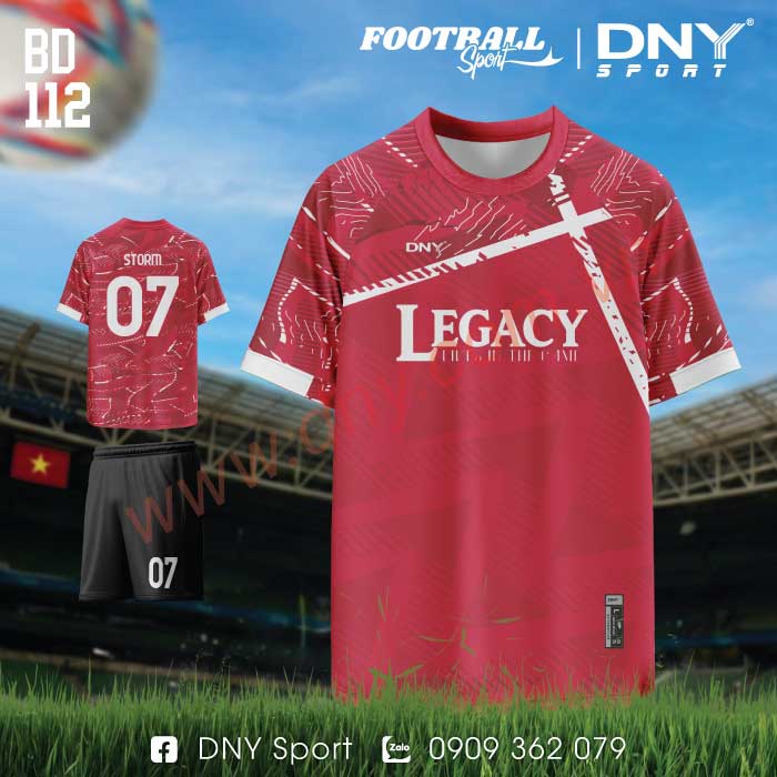 ÁO BÓNG ĐÁ TỰ THIẾT KẾ | DNY 2603230114