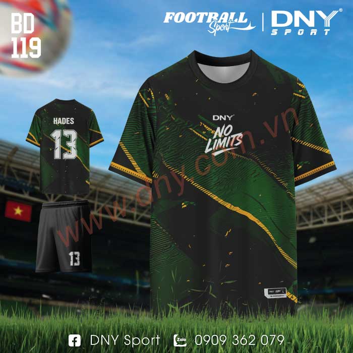 ÁO BÓNG ĐÁ TỰ THIẾT KẾ | DNY 2604080119