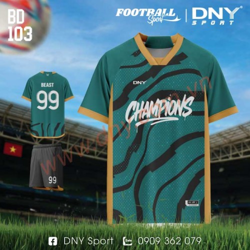 ÁO BÓNG ĐÁ TỰ THIẾT KẾ | DNY 2512310103