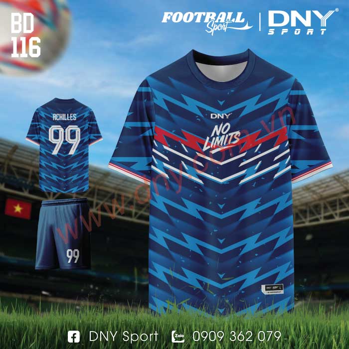 ÁO BÓNG ĐÁ TỰ THIẾT KẾ | DNY 2603240116