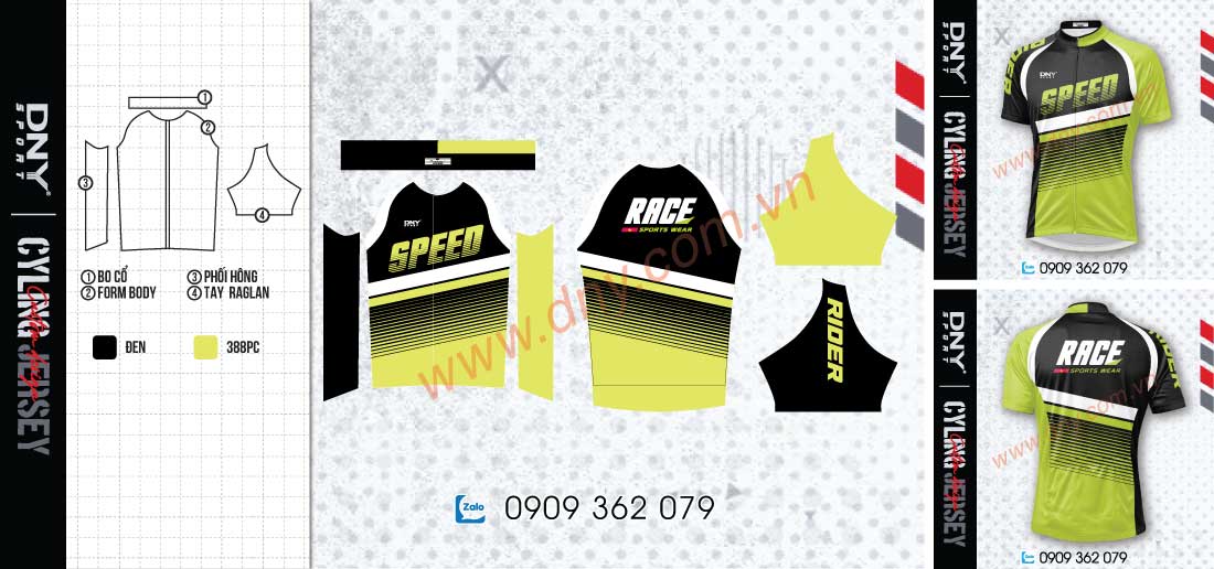 Quần áo thể thao xe đạp Trang phục xe đạp thoáng khí