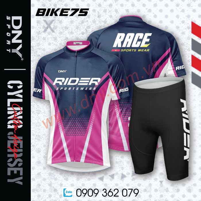 MẪU ÁO XE ĐẠP THIẾT KẾ THEO YÊU CẦU | DNY BIKE-2602100075