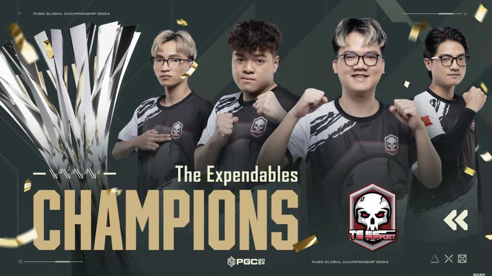 The Expendables – nhà vô địch PGC 2024, đưa PUBG Việt Nam chạm đỉnh vinh quang thế giới The Expendables – nhà vô địch PGC 2024, đưa PUBG Việt Nam chạm đỉnh vinh quang thế giới
