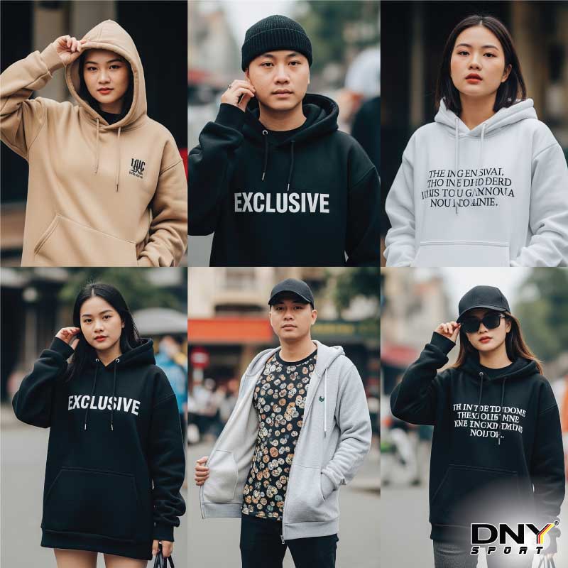 Từ basic đến cá tính – Mỗi kiểu hoodie là một cá tính riêng biệt.