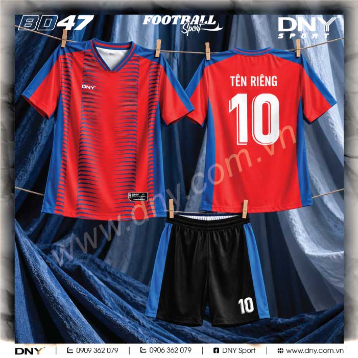 Áo Bóng Đá Hỏa Phong Đỏ Xanh - DNY 2610100147